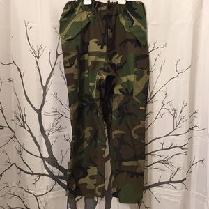 Gortex Camo Rain Pants